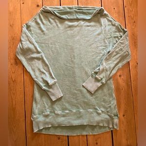 Anthropologie Pilcro Wide Neck Boat Cowl Neck Sweatshirt Size Extra Small